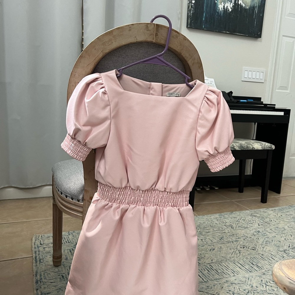 Habitual faux leather dress for girls - Picture 3 of 6